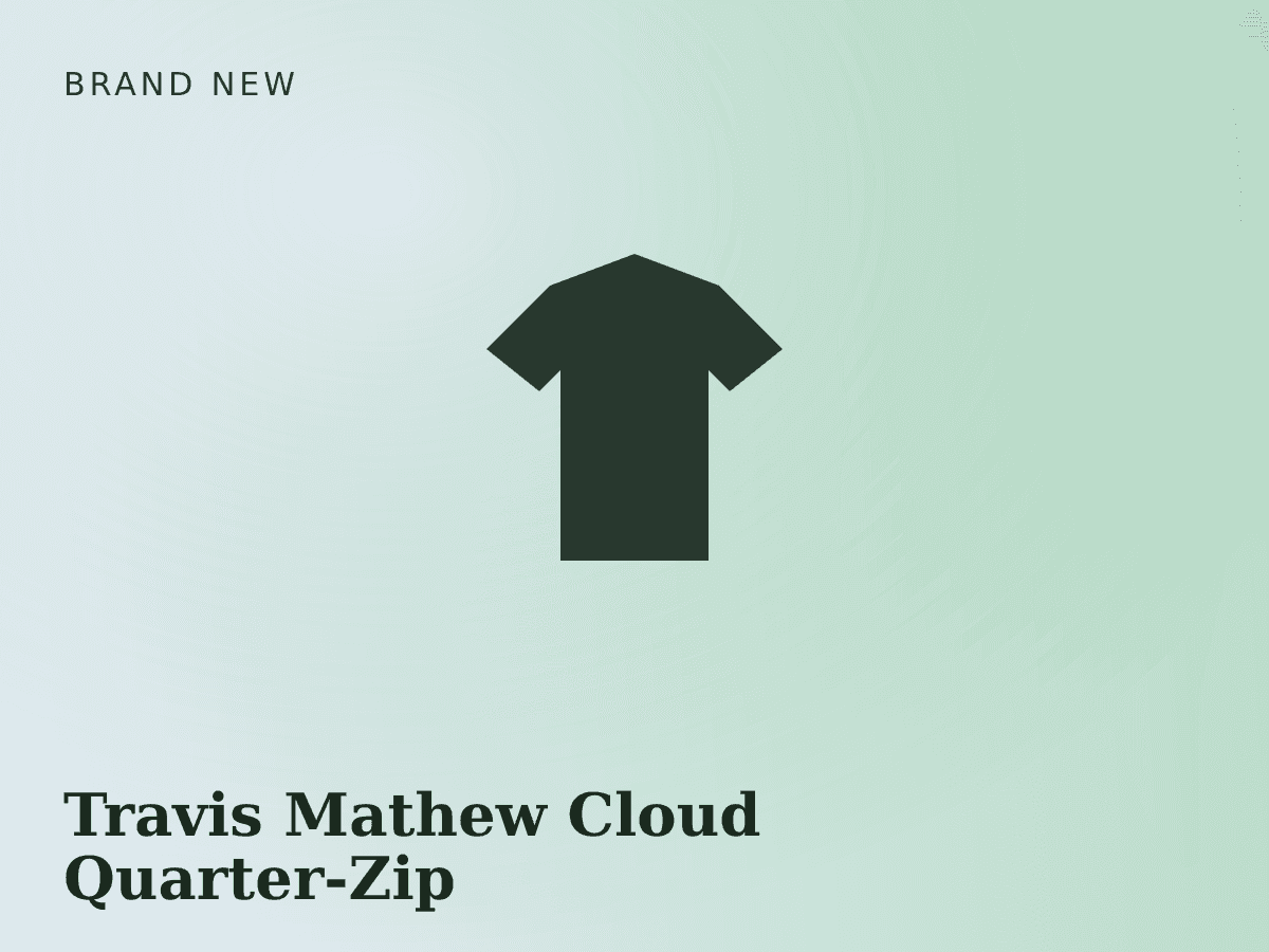 Travis Mathew Cloud Quarter-Zip photo 1
